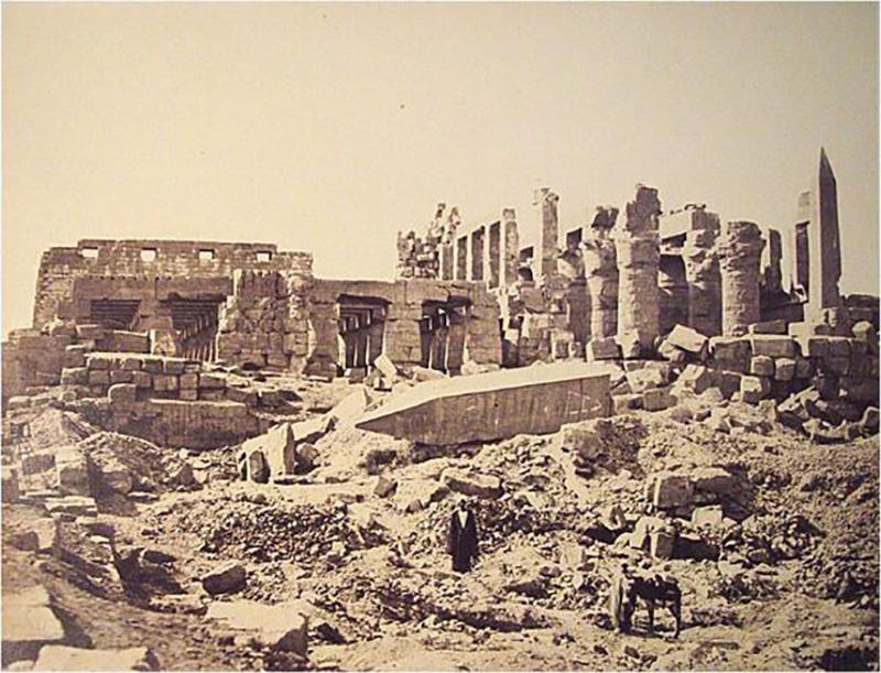  FRANCIS FRITH The Temple of El Karnak south east by FRANCIS FRITH