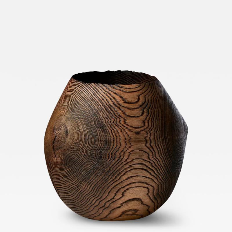  FRIEDEMANN BUEHLER RED OAK VESSEL IN DARK BROWN DBRO 1