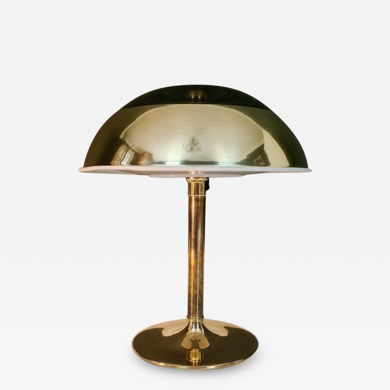  Fagerhults Large Table Lamp Brass Fagerhults Sweden 1970s