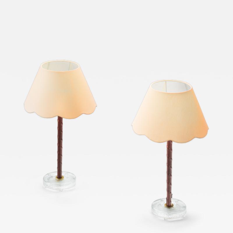  Falkenbergs Belysning Pair of 6236 Table Lamps by Falkenbergs Belysning Sweden Mid 20th century