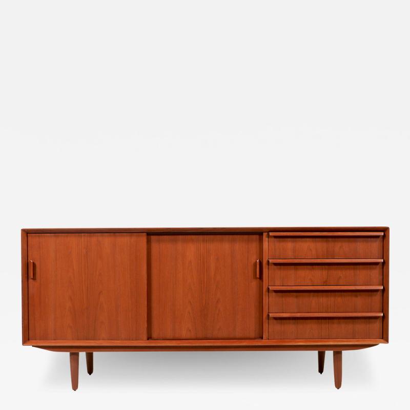  Falster Danish Modern Teak Credenza with Drawers by Flaster