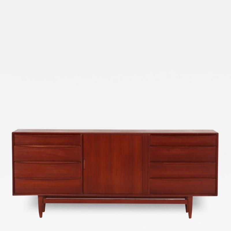  Falster Danish Modern teak credenza dresser by Falster C 1960s 