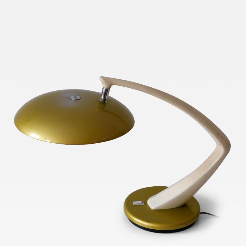  Fase Mid Century Modern Desk Light or Table Lamp Boomerang 64 by Fase Spain 1960s