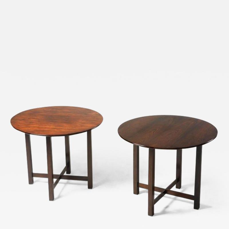  Fatima Arquitetura Mid Century Modern Pair of Side Tables by Fatima Arquitetura Brazil 1960s