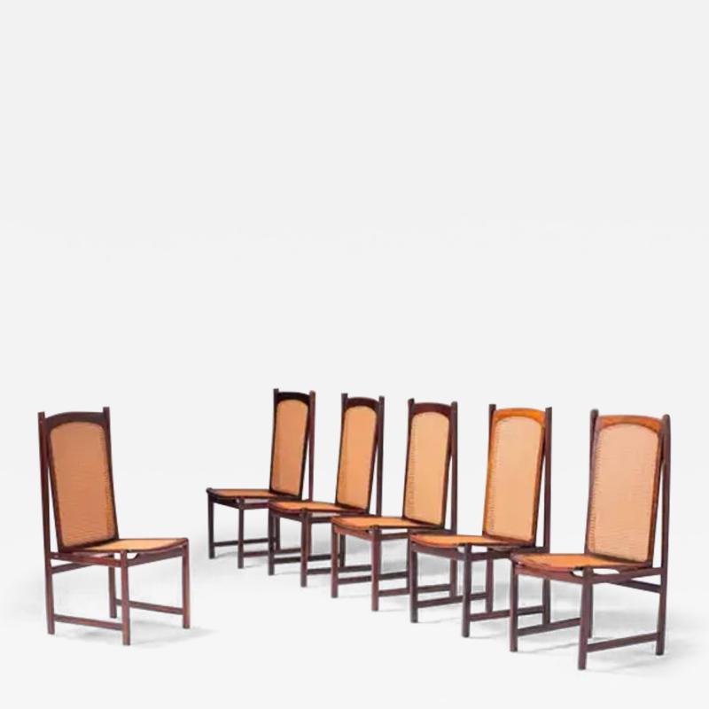  Fatima Arquitetura Mid Century Modern Set of 6 dining chairs by Fatima Arquitetura 1960s