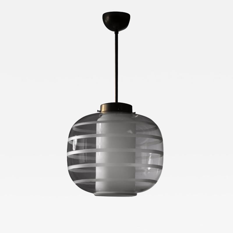  Flygsfors Striped glass pendant lamp
