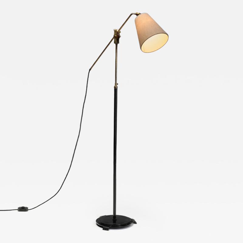  Fog M rup Brass Adjustable Floor Lamp by Fog M rup Attr Denmark ca 1940s