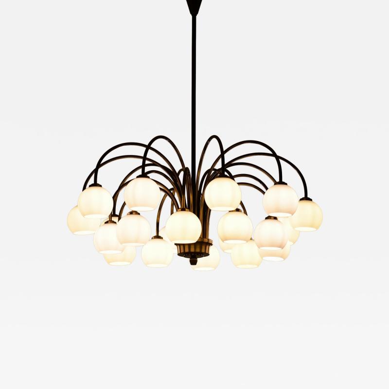  Fog M rup Ceiling Lamp in Brass by Fog M rup 1940s