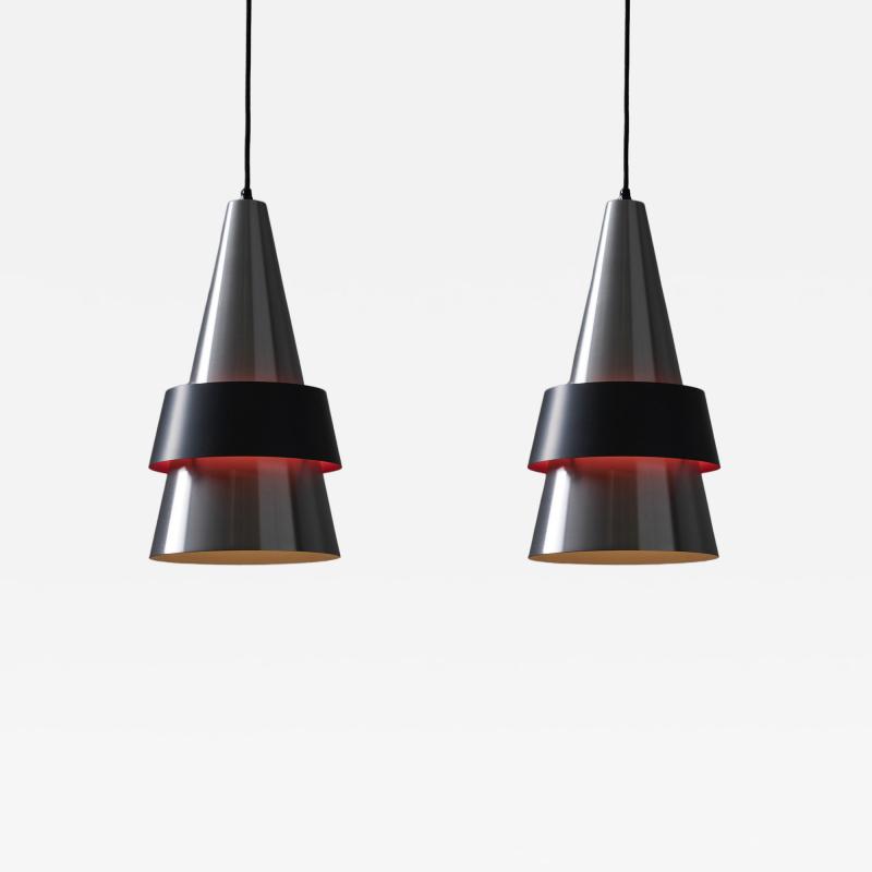  Fog M rup Corona Pendant by Jo Hammerborg 1960s