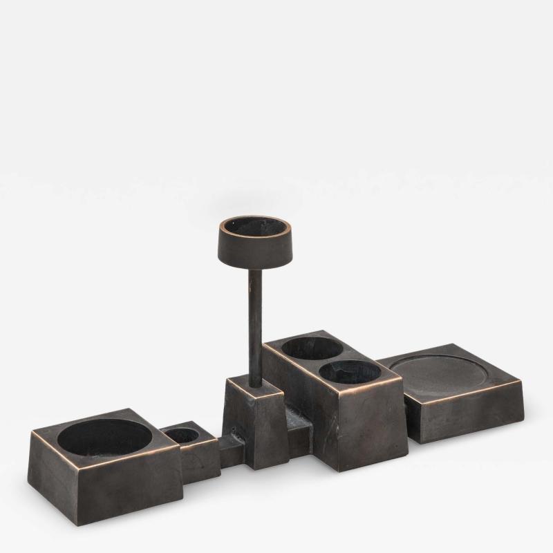  Folkform Candle Collage Candlestick in Bronze by Folkform 2010