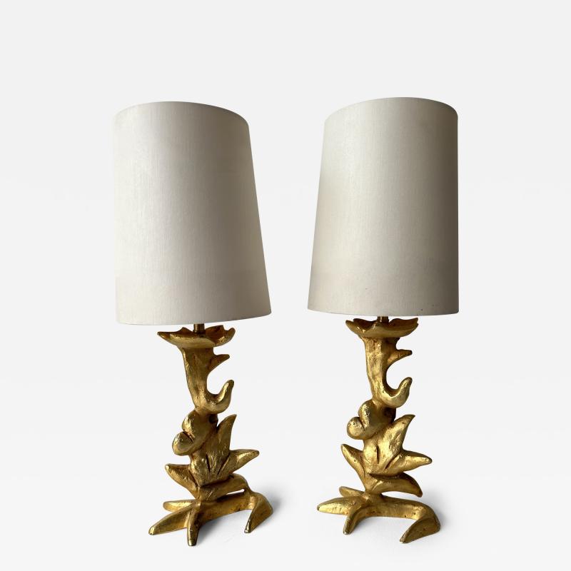  Fondica Pair of Lamps by Mathias for Fondica France 1990s