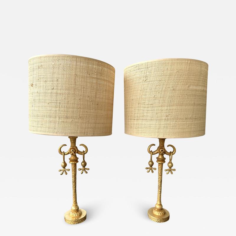  Fondica Pair of Lamps by Nicola Dewael for Fondica France 1990s