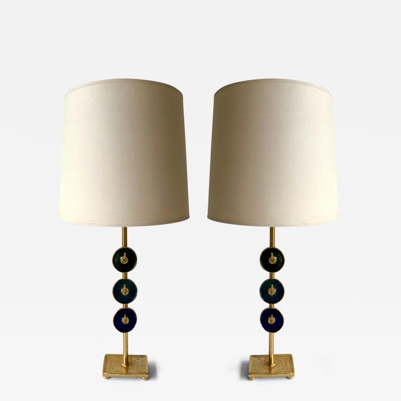  Fondica Pair of Lamps by Nicolas Dewael for Fondica France 1990s