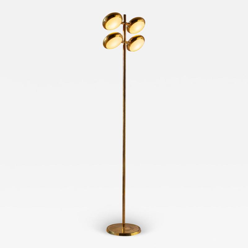  Fontana Arte Fontana Arte floor lamp made of brass and glass Italy 1960s