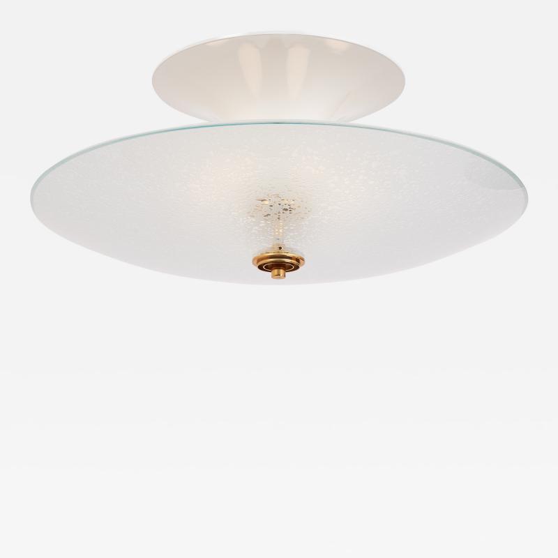  Fontana Arte FontanaArte Fontana Arte Glass Flush Mount or Pendant