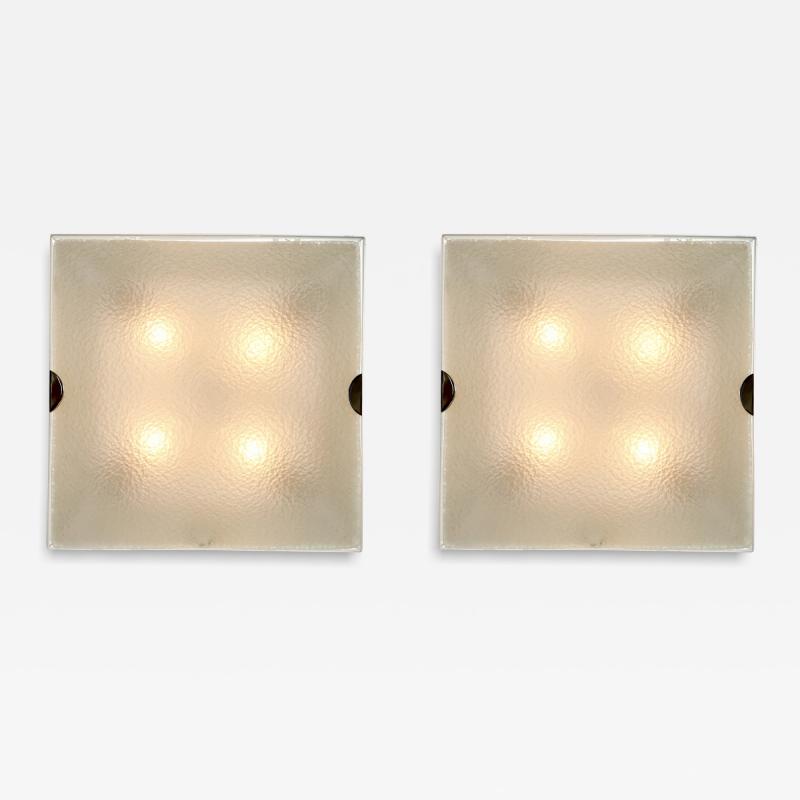  Fontana Arte FontanaArte Fontana Arte flush mount light model 1940 Italy circa 1960s