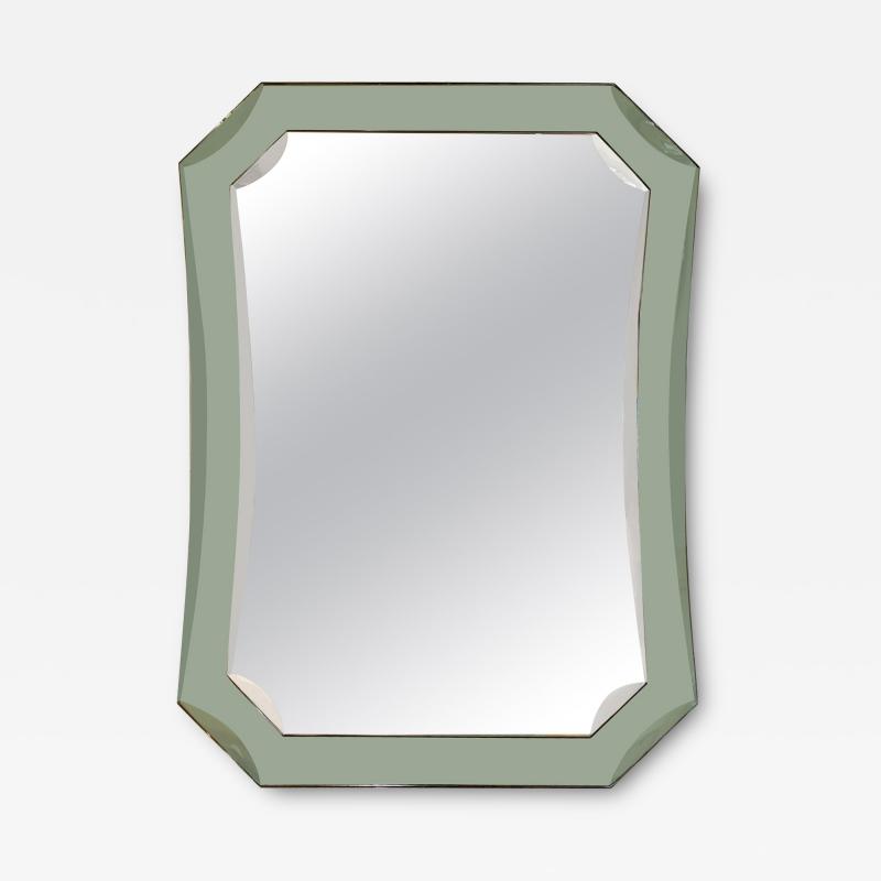  Fontana Arte FontanaArte Italian Modern Fontana Arte Inspired Beveled Mirror