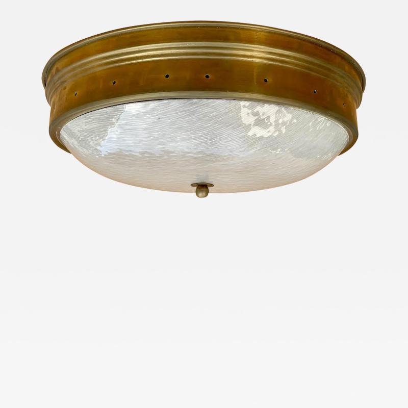  Fontana Arte FontanaArte Large 1950s Flush Mount