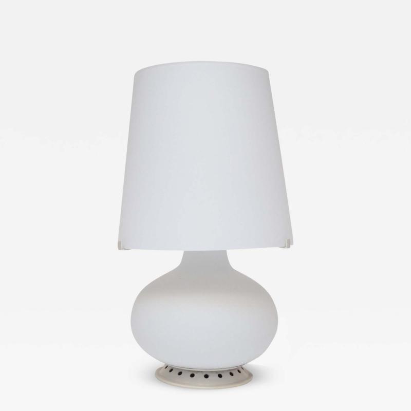  Fontana Arte FontanaArte Vintage Italian Petite Glass Table Lamp by Max Ingrand for Fontana Arte