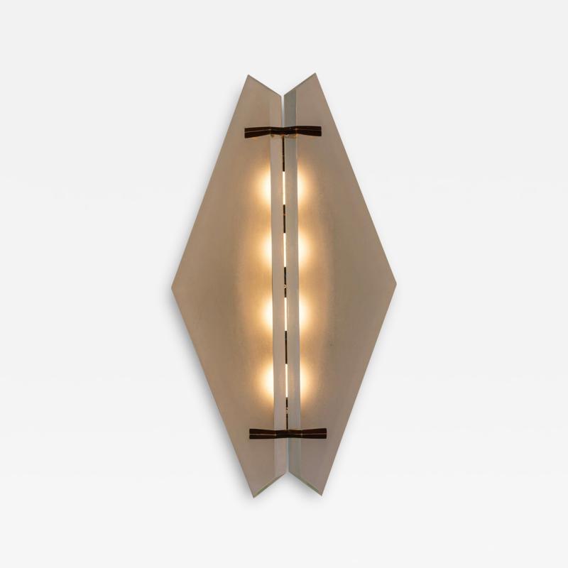  Fontana Arte Large Fontana Arte wall or ceiling light