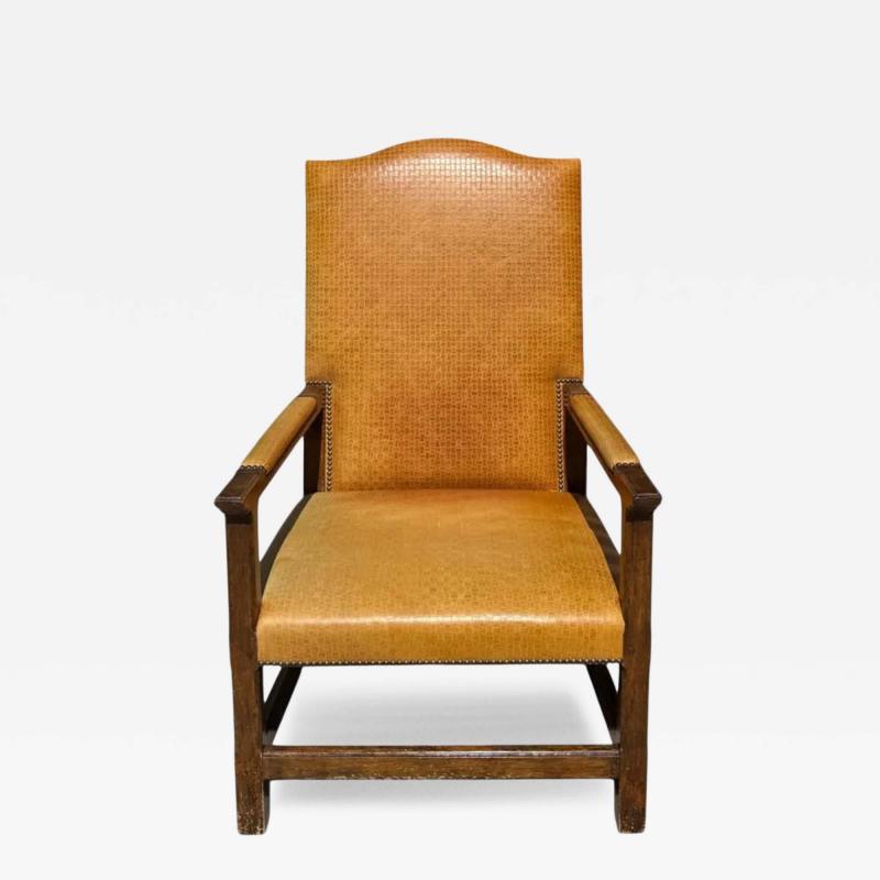  Formations Formations Furniture Woven Italian Leather Ratchet Reclining Chair
