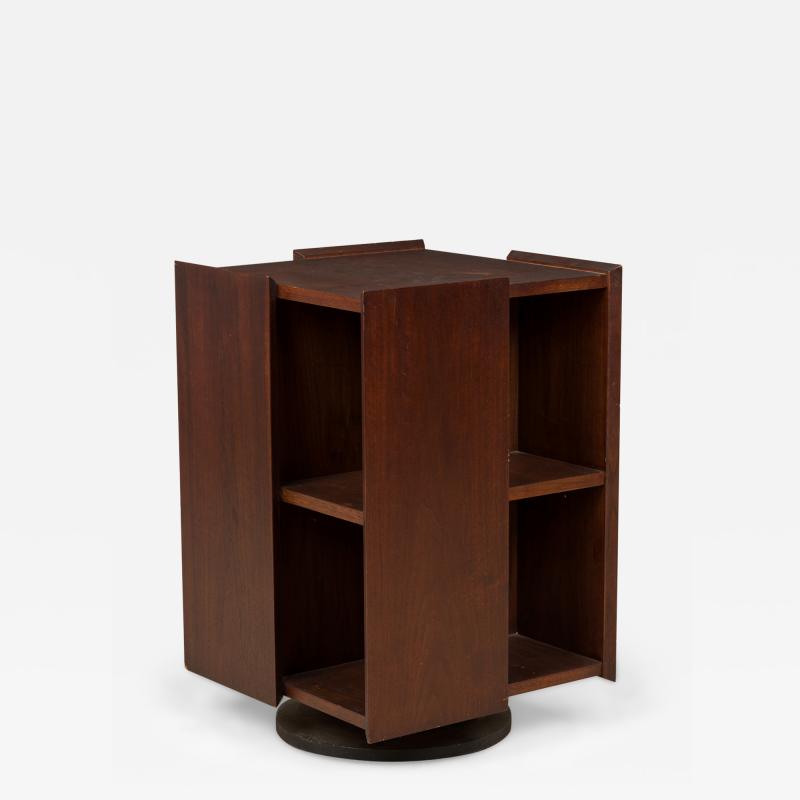  Founders Furniture Company Founders Dark Walnut Lazy Susan Mini Bookcase