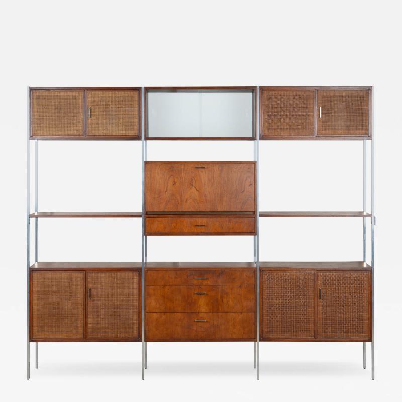  Founders Furniture Company Jack Cartwright for Founders Modular Storage Shelving Unit in Walnut