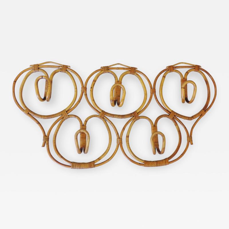  Franco Albini Franca Helg Franco Albini and Franca Helg Bamboo Coat Rack for Bonacina Italy 1960s