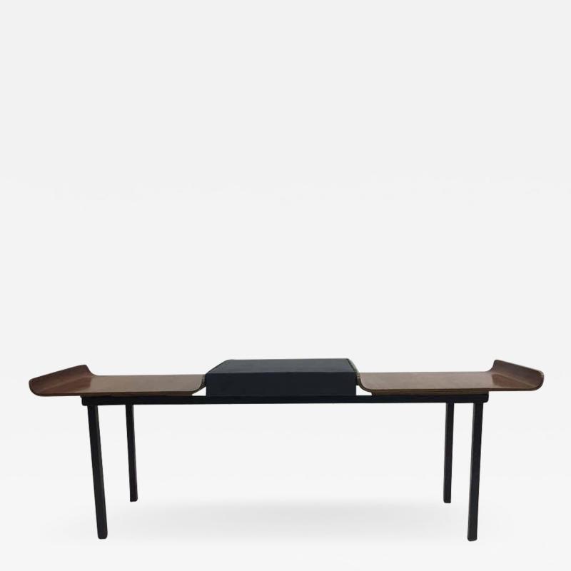  Franco Campo Carlo Graffi Italian Mid Century Modern Minimalist Bench by Franco Campo and Carlo Graffi