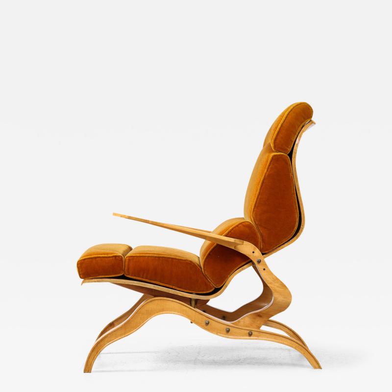 Franco Campo Carlo Graffi Rare Lounge Chair by Franco Campo Carlo Graffi
