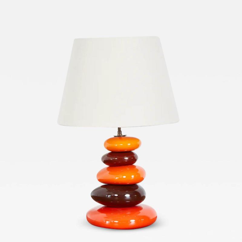  Francois Chatain FRENCH CERAMIC TABLE LAMP