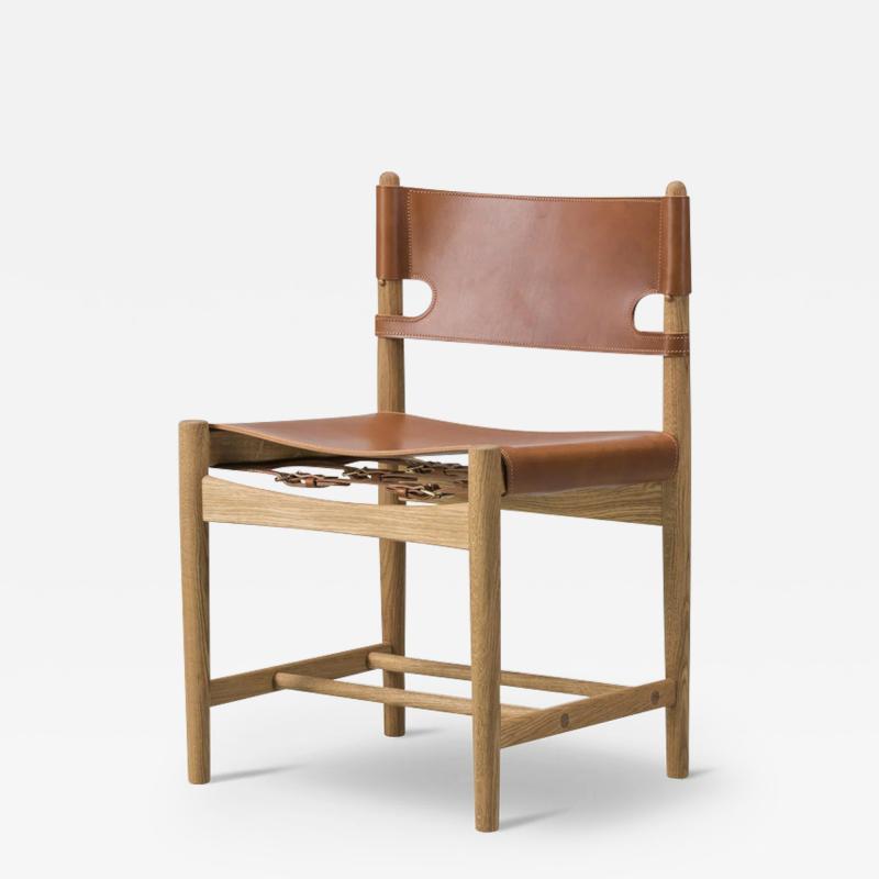  Fredericia Stolefabrik BORGE MOGENSEN SPANISH DINING CHAIR IN SOAPED OAK