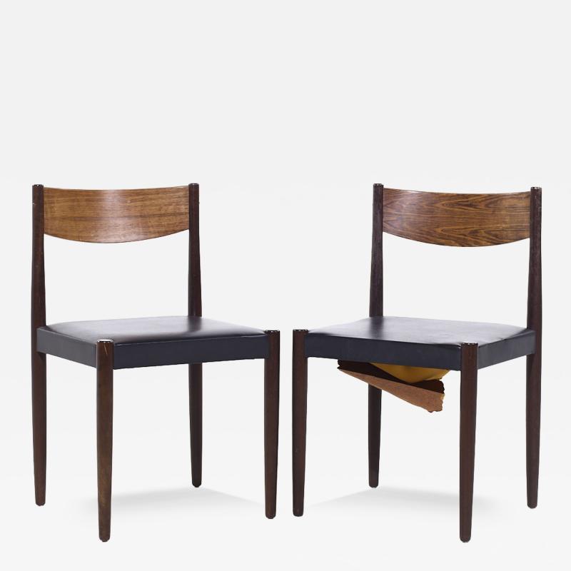  Frem Rojle Frem Rojle Mid Century Rosewood Dining Chairs Pair