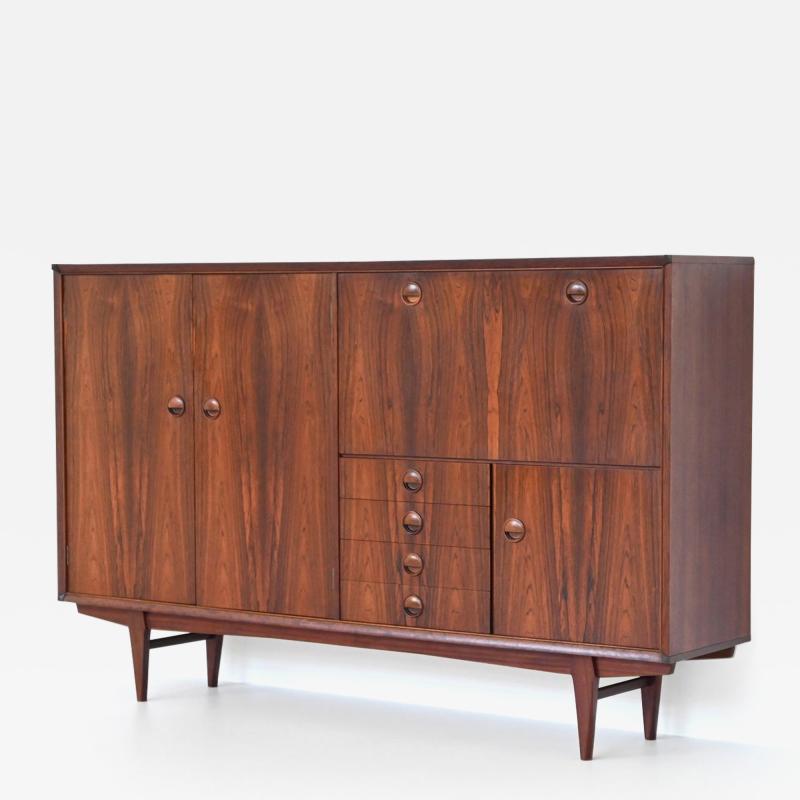  Fristho Marten Franckena PSR 130 highboard in rosewood Fristho Netherlands 1962