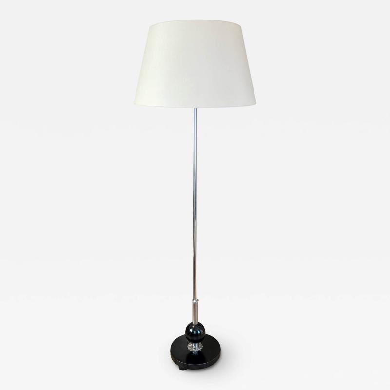  GAB Guldsmedsaktiebolaget Very Fine Adjustable Art Deco Standing Lamp by GAB Attrib 