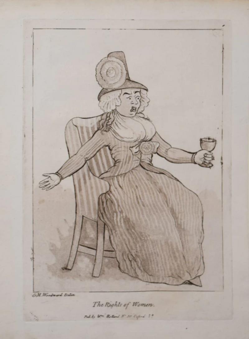  GEORGE MOUTARD WOODWARD GEORGE MOUTARD WOODWARD 1760 1809 THE RIGHTS OF WOMEN