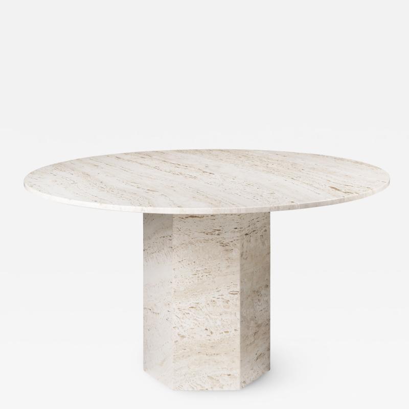  GamFratesi Design Studio Travertine Epic Dining Table by GamFratesi for Gubi