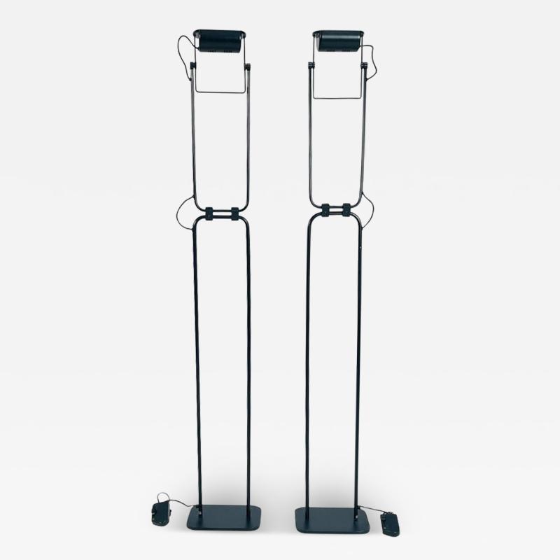  Gammalux Pair of Vintage Italian Floor Lamps by Gammalux Italy 1980s