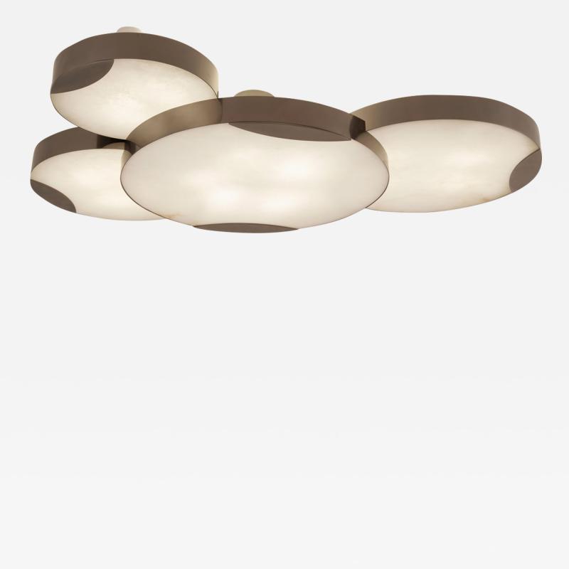  Gaspare Asaro Cloud N 4 Ceiling Light Peltro Finish