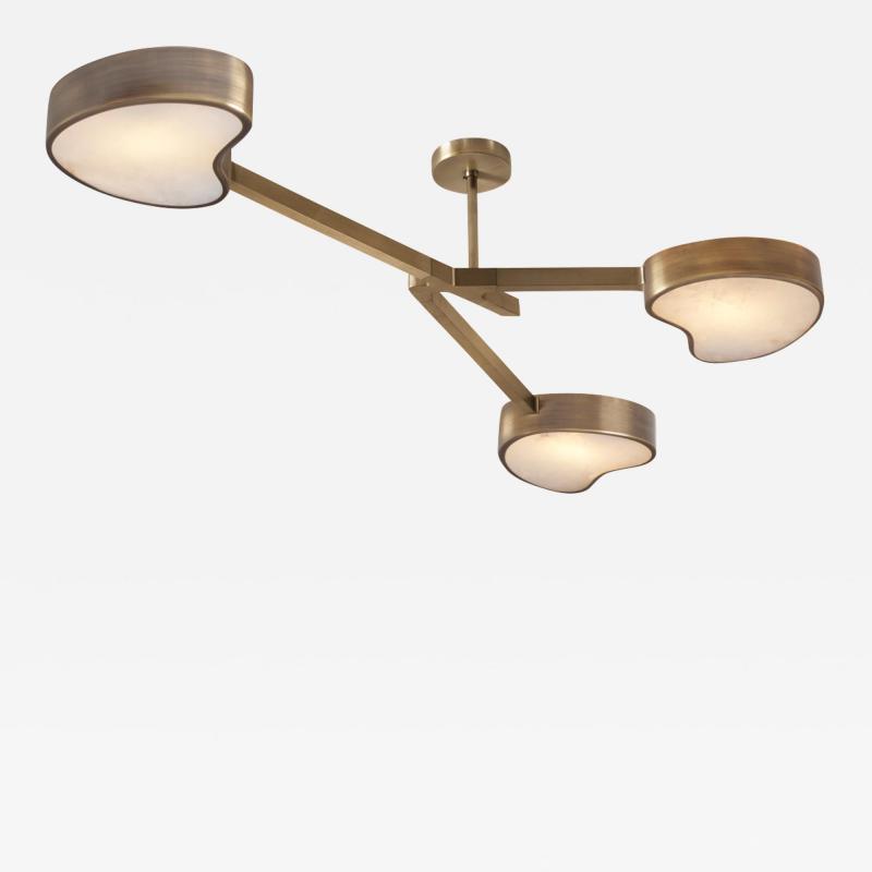  Gaspare Asaro Cuore N 3 Ceiling Light Bronze Finish