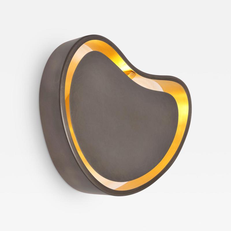  Gaspare Asaro Cuore Wall Light Backlit Version Pewter Finish
