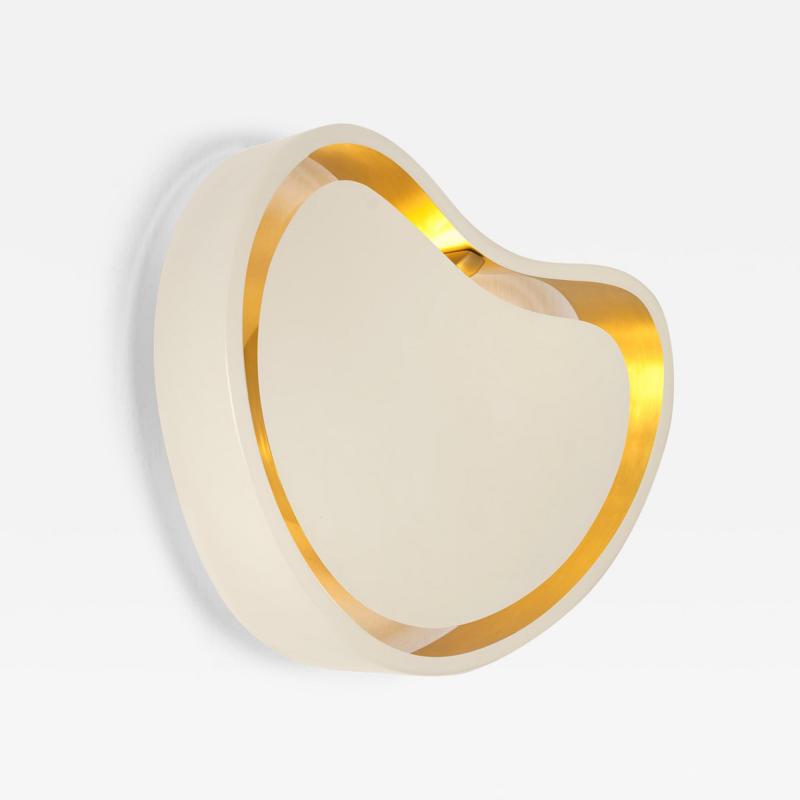  Gaspare Asaro Cuore Wall Light Backlit Version Sand White Finish