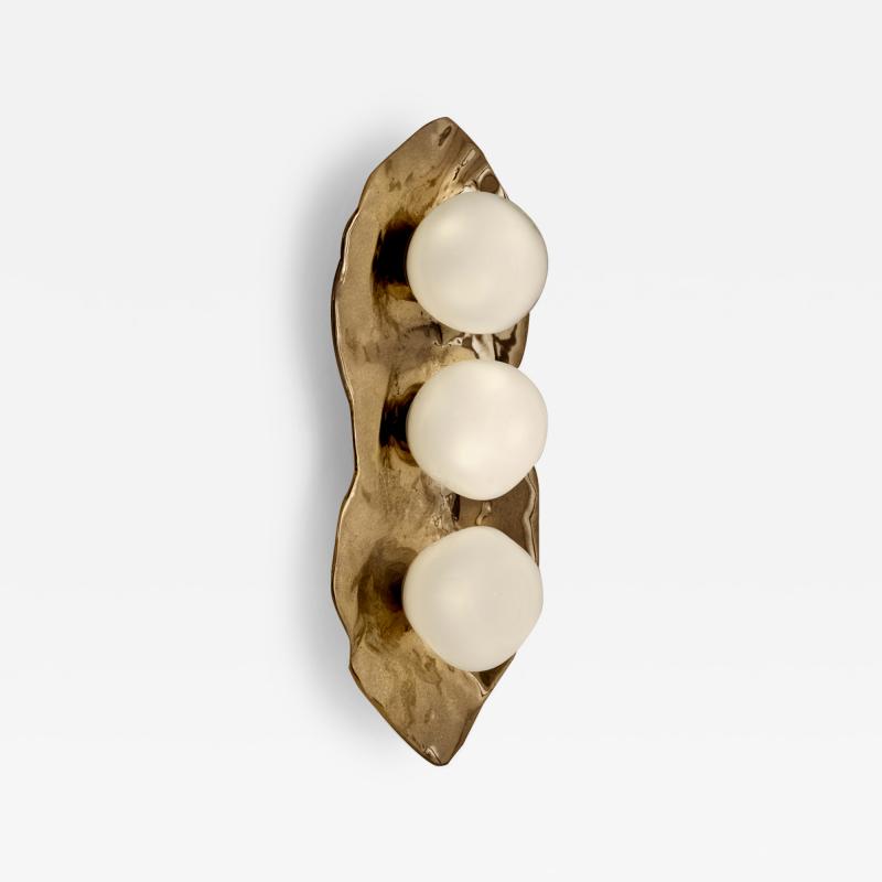  Gaspare Asaro Shell Wall Light Bronze Finish