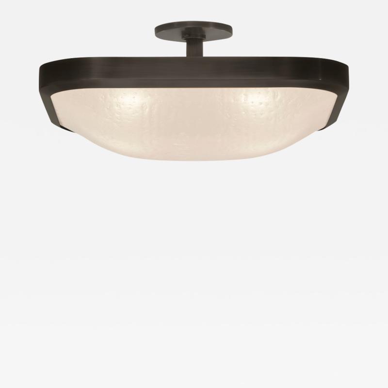  Gaspare Asaro Uno Square Ceiling Light Black Bronze Finish