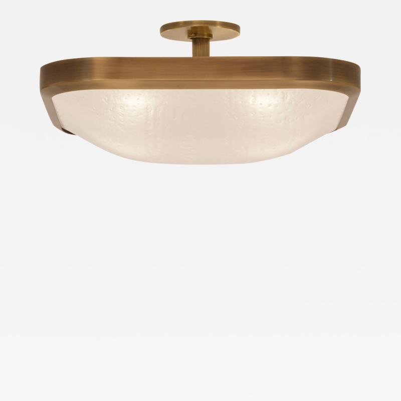  Gaspare Asaro Uno Square Ceiling Light Bronze Finish