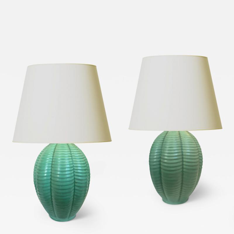  Gefle Pair of Table Lamps by Anna Lisa Thomson for Gefle