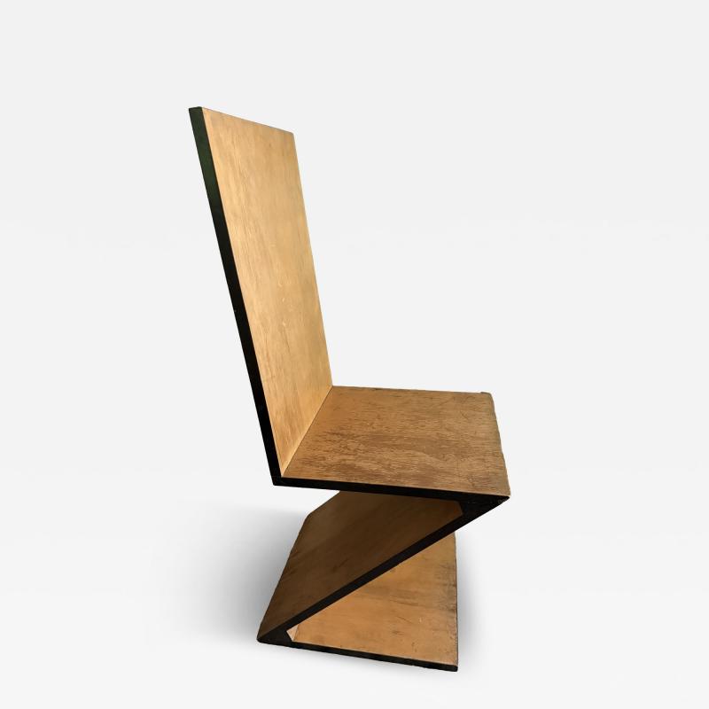  Gerrit Thomas Rietveld Vintage Rietveld side chair