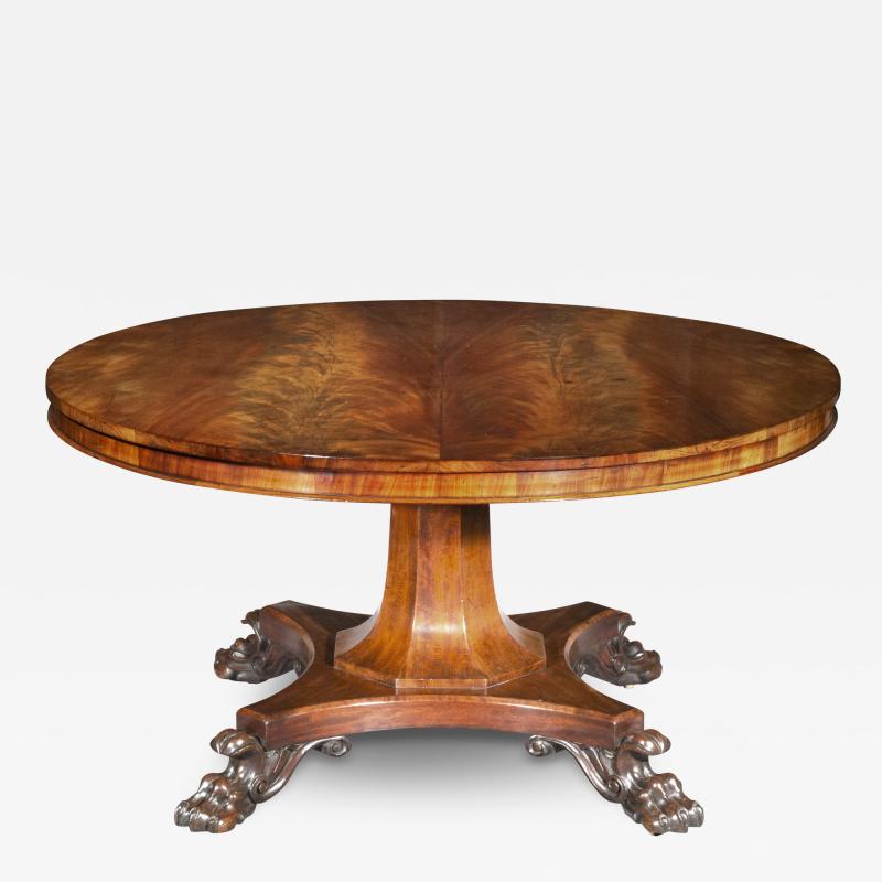  Gillows of Lancaster London Large Regency Circular Dining or Centre Table