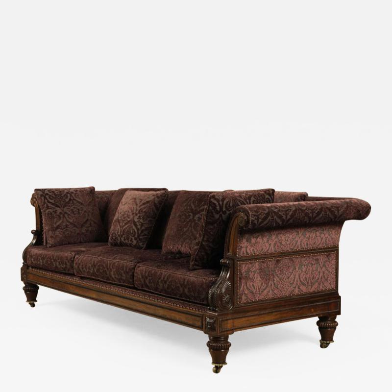  Gillows of Lancaster London Superb Pure Regency Period Rosewood Settee of astounding quality originality