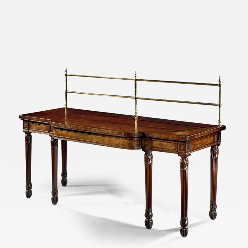  Gillows of Lancaster London Wonderful and rare English Regency Server Console Table Circa 1824